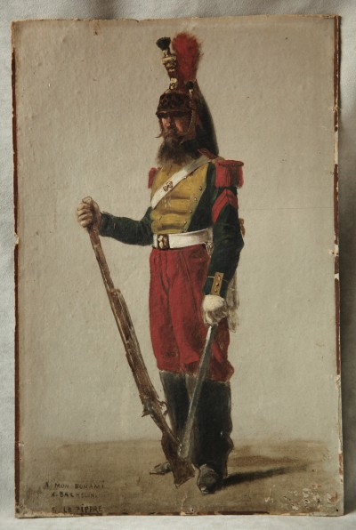 Septime Le Pippre (1833-1871) - Dragon du 7e Régiment, 1859