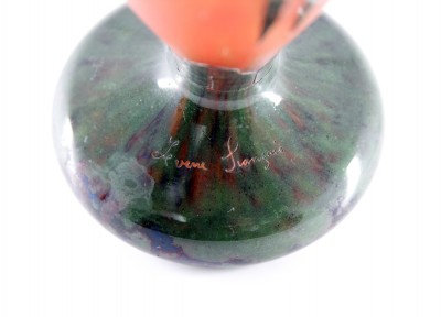 Schneider - Le Verre Français - Grand vase Prunes, n° 2 - vers 1925