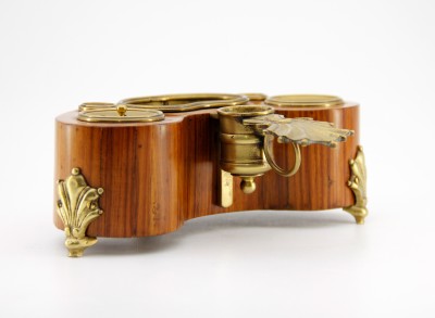 Écritoire à main d'époque Louis XV - Placage de bois de rose sur chêne, vers 1760