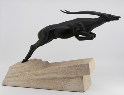 Gazelle, par Max Le Verrier - Art Déco, vers 1930