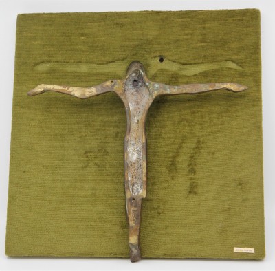 Remo ROSSI (1909-1982) - Christ en bronze patiné, 1972