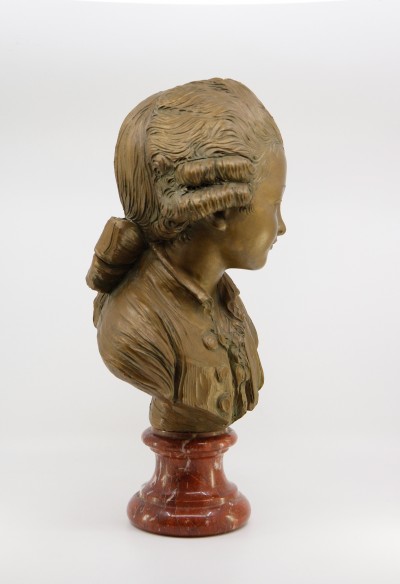 Buste de jeune garçon en terre cuite - d'après Fernand Cian (1889-1954)