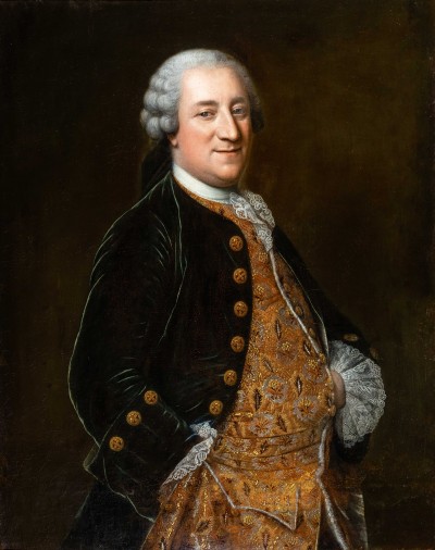 Jean-Jaques et Louise Aunant, vers 1765 - Ecole française, suiveur de François-Hubert Drouais