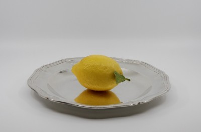 Assiette en argent massif, XVIIIe - Jacques Debrie, Paris 1778-1779