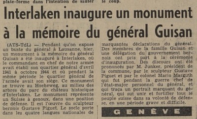 Tribune de Lausanne, 2/8/1964