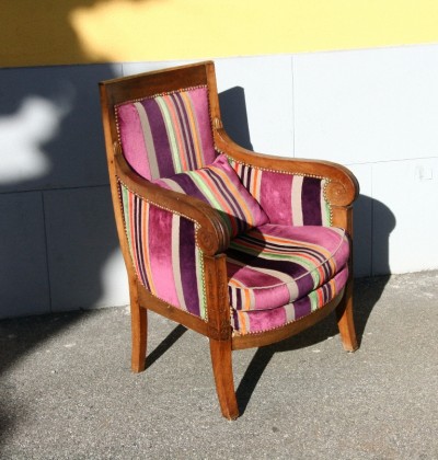 Bergère d'époque Empire - Tissu moderne