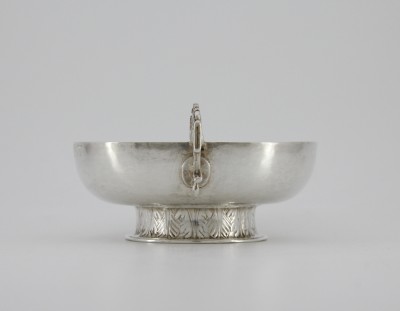Coupe de mariage patronymique, Morlaix 1726-1733 - Orfèvre Claude Cornen, Sieur du Restigou