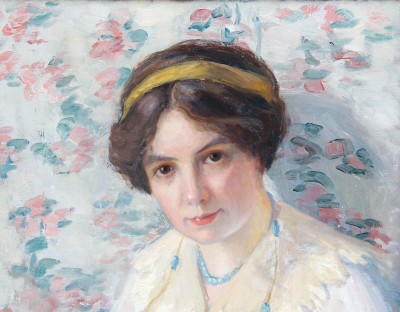 Sarah JEANNOT (1883-1958) - Autoportrait, 1911
