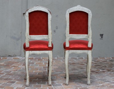 Chaises de musicien, style Louis XV - Louis Bontemps, Paris, dernier tiers du XIXe siècle