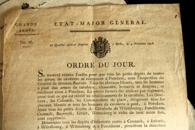 Ordres du jour - Etat-Major de la Grande Armée, 1806 et 1807