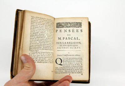 Les Pensées de Pascal - Edition Fricx de 1679