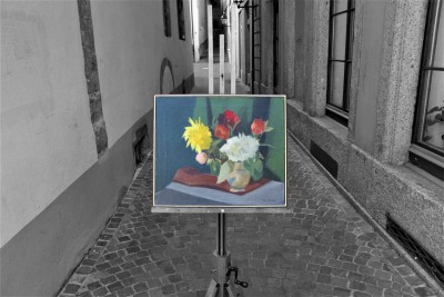Joseph GAUTSCHI (1900-1977) - Nature morte au bouquet