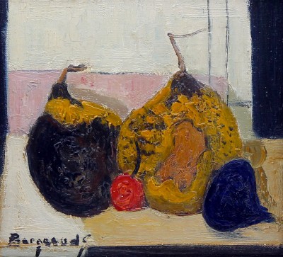 Georges BORGEAUD (1913-1998) - La Cerise, huile sur toile, 1979