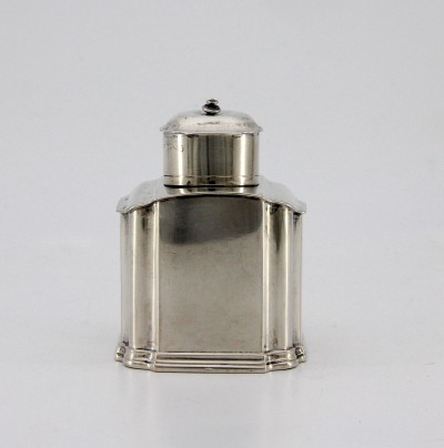 Petite boîte à thé en argent, Kassel vers 1720 - Johann Christian Perti & Ludwig Rollin