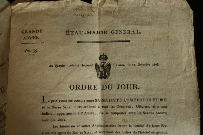 Ordres du jour - Etat-Major de la Grande Armée, 1806 et 1807