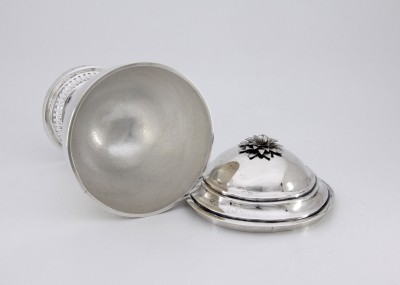 Sucrier couvert en urne, fin du XVIIIe - Zurich, Hans Jacob Ammann