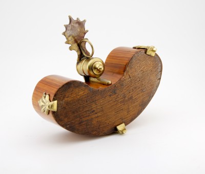 Écritoire à main d'époque Louis XV - Placage de bois de rose sur chêne, vers 1760