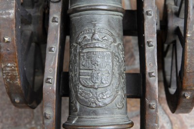 Paire de modèles de canons en bronze - Fin du XIXe, d'après des modèles du XVIe