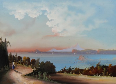 Gouache napolitaine - Golfo di Baja [Baie de Naples], vers 1840