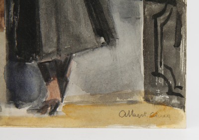 Albert CHAVAZ (1907-1990) - Aquarelle sur papier