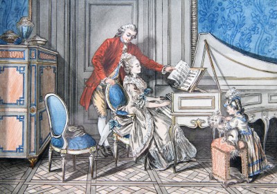 Sigmund Freudenberger (1745-1801) - La leçon de guitare & La leçon de clavecin