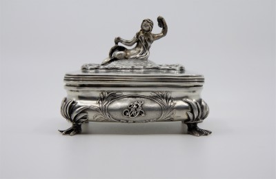 Boîte sirène en argent massif - Autriche, Vienne 1861