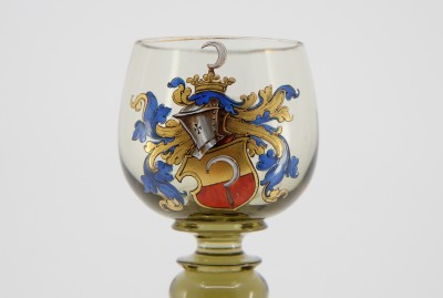 Studentika - verre de fraternité, 1894 - Soc. Lus. Sorabica, Leipzig, Noël 1894