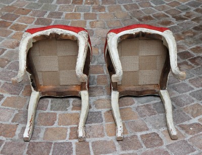 Chaises de musicien, style Louis XV - Louis Bontemps, Paris, dernier tiers du XIXe siècle