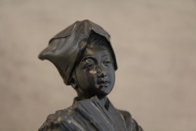 Okimono en bronze massif - Tokyo, vers 1880