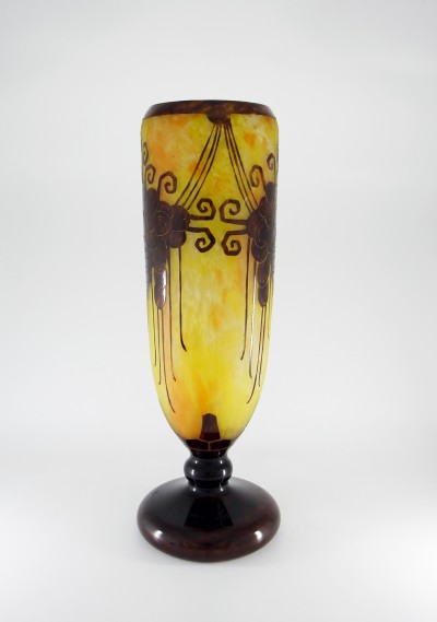 Schneider - Le Verre Français - Grand vase Muscats - vers 1924-1927