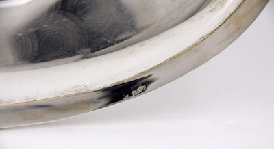 Saucière de style Empire à tête d'aigle - Argent massif, Italie vers 1950