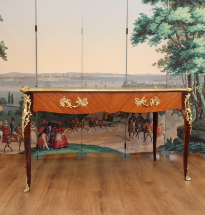 Bureau plat de style Louis XV - vers 1880