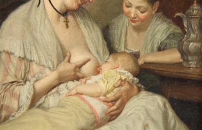 Emile ROBELLAZ (1844-1882) - Maternité, vers 1870
