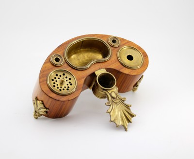 Écritoire à main d'époque Louis XV - Placage de bois de rose sur chêne, vers 1760