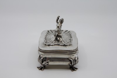 Boîte sirène en argent massif - Autriche, Vienne 1861