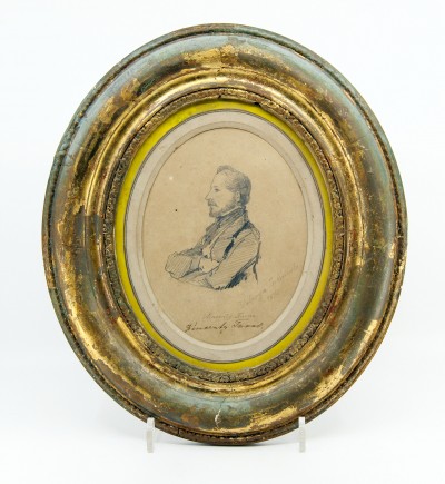 Portrait au crayon de Wincenty Turno - par Walerya Zakrzewska, 1850