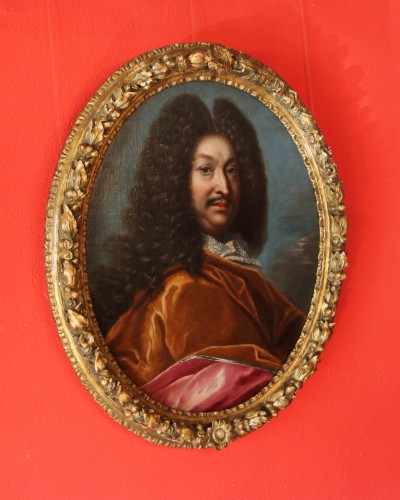 Suiveur de Hyacinthe Rigaud (1659-1743) - Portrait de gentilhomme, vers 1690