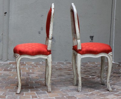 Chaises de musicien, style Louis XV - Louis Bontemps, Paris, dernier tiers du XIXe siècle