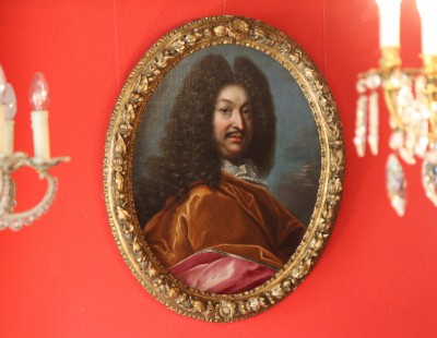 Suiveur de Hyacinthe Rigaud (1659-1743) - Portrait de gentilhomme, vers 1690