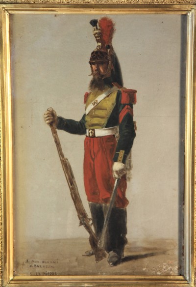 Septime Le Pippre (1833-1871) - Dragon du 7e Régiment, 1859