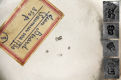 Ecuelle à oreilles d'époque Régence - Jean Bérard I, Saumur 1717-1718