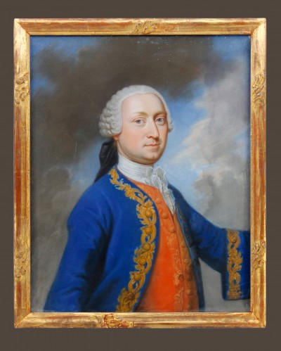Benjamin Samuel BOLOMEY (1739-1819) - Portrait d'homme — Pastel, vers 1765