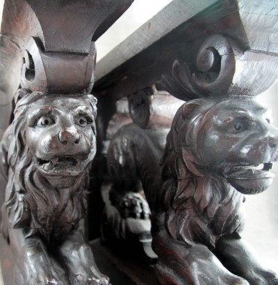 Éléments de stalle - Chêne sculpté, XVIIe siècle