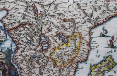 Heinrich SCHERER (1628-1704) - Atlas Novus, carte du sud de l'Afrique, ca 1703