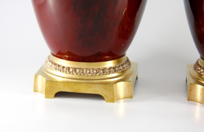 Paul Milet — Paire de vases couverts - Sèvres, vers 1920