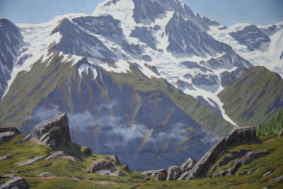 Adrien Lasserre (1876-1955) - Paysage de montagne