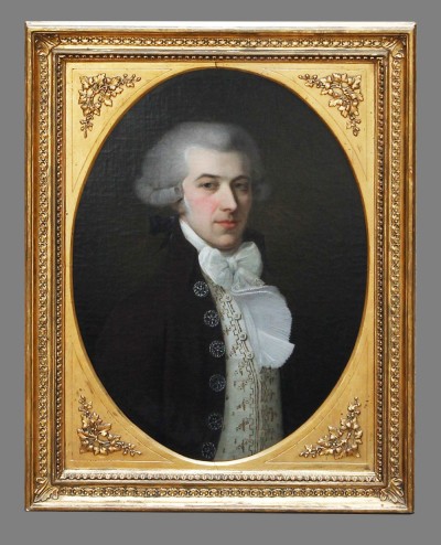 Portrait d'aristocrate bernois - Fin du XVIIIe - début du XIXe