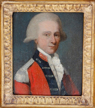 Portrait d'officier anglais - Epoque George III, vers 1780