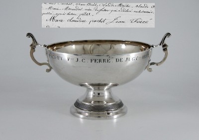 Coupe de mariage de Marie Claudine Pachot, 1852 - par Pierre-Hippolyte Fournerot, à Paris