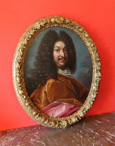 Suiveur de Hyacinthe Rigaud (1659-1743) - Portrait de gentilhomme, vers 1690